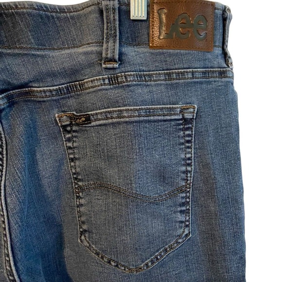 Lee Jeans Men W46 L30 Performance Series Extreme Motion Straight Fit Tapered Leg - Picture 11 of 12